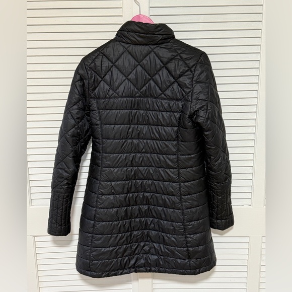 Patagonia Black Quilted Puffer Coat Women’s Medium Long Jacket - Picture 2 of 4
